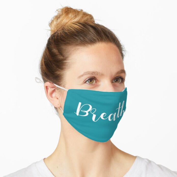 Breathe Meditate Namaste Novelty Yoga Gift Mask