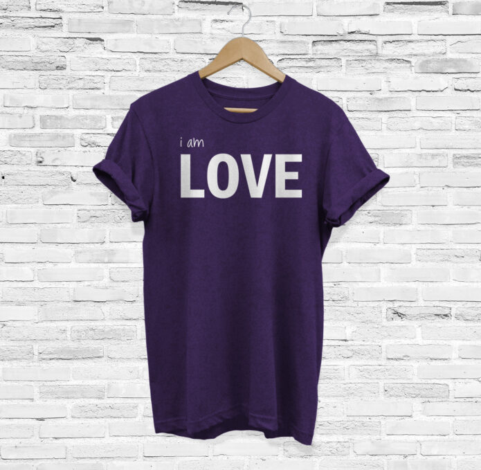 I am Love How to Meditate Mindfulness Gift Yoga T-shirt